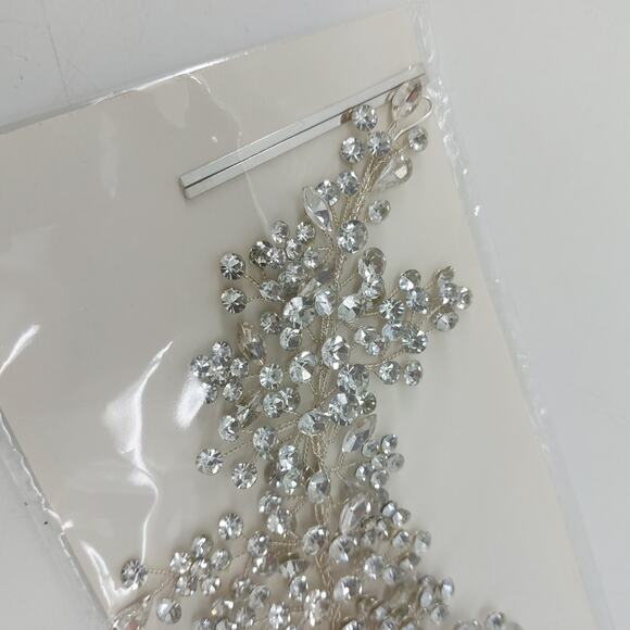 Wedding Headband Rhinestones Headpiece Ballet Love Bride Hair - Picture 9 of 12